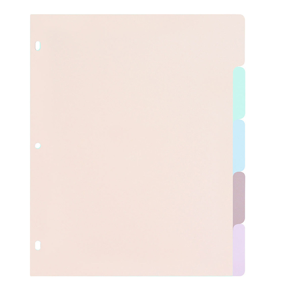 Tab Divider A4 - 1Set A4 Plastic Binder Dividers Frosted