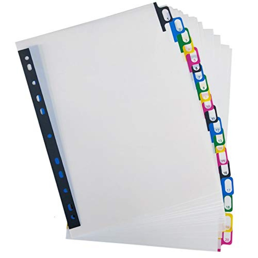 A4 Plastic Binder Index Tab Di - Tab Divider A4 incelemesi ve fiyatı