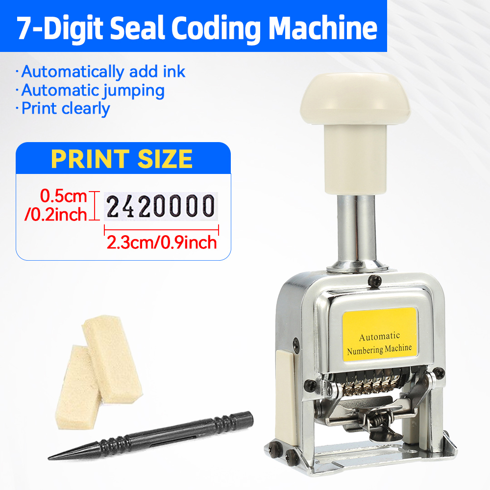 Number Machine 7 Position Auto - Rubber Date Stamp incelemesi ve fiyatı