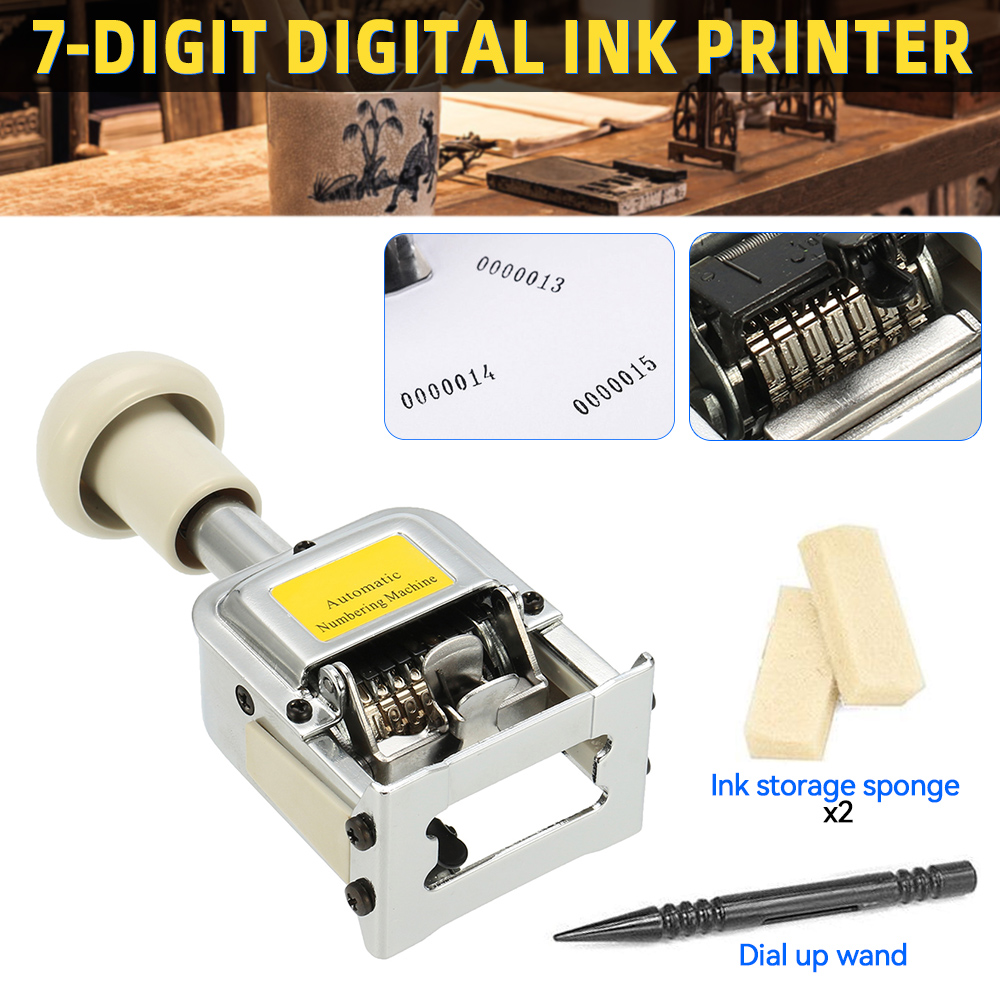 Number Machine 7 Position Auto - Rubber Date Stamp incelemesi ve fiyatı