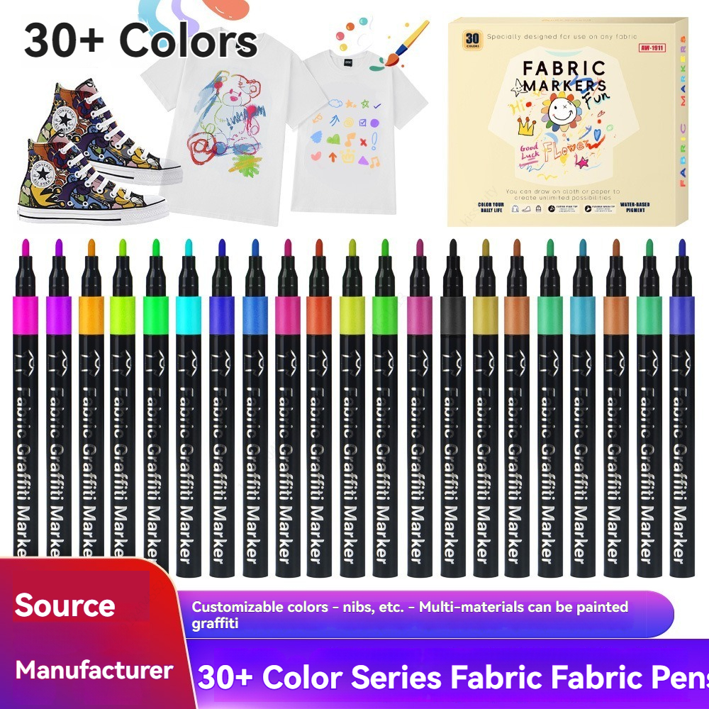 6/30 Colors Fabric Markers Pen - Correction Pen Fine incelemesi ve fiyatı