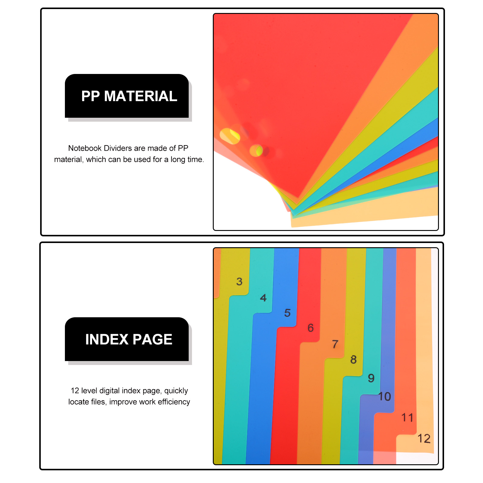 A4 Separated Loose Leaf Page D - Tab Divider A4 incelemesi ve fiyatı