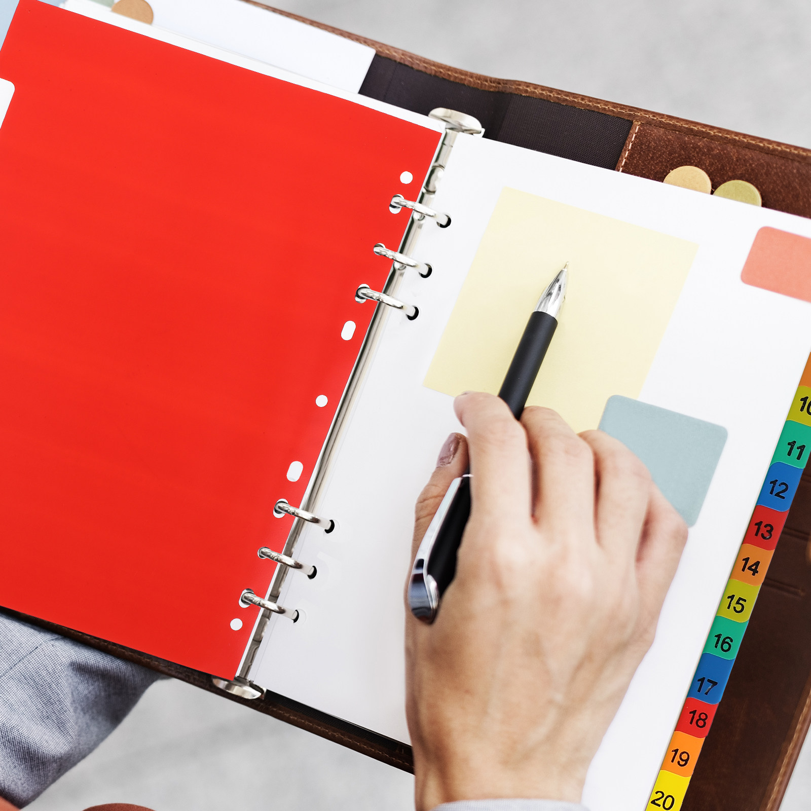 20 Pages A4 Colorful Plastic B - Tab Divider A4 incelemesi ve fiyatı