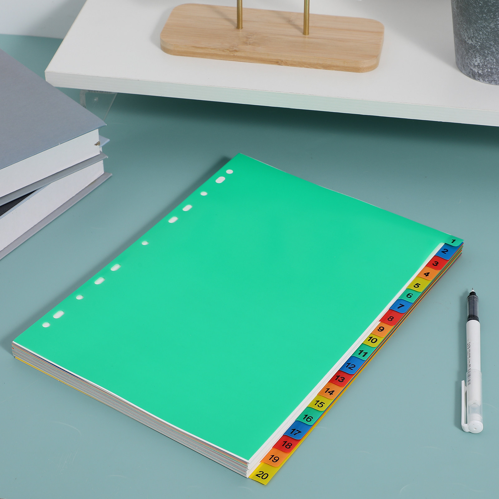 20 Pages A4 Colorful Plastic B - Tab Divider A4 incelemesi ve fiyatı