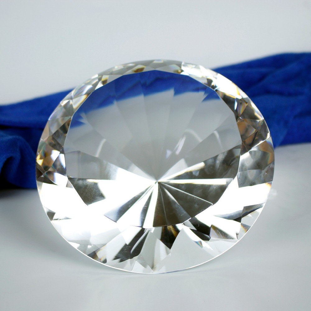 150mm Transparent Optical Crys - Paper Weight Crystal incelemesi ve fiyatı