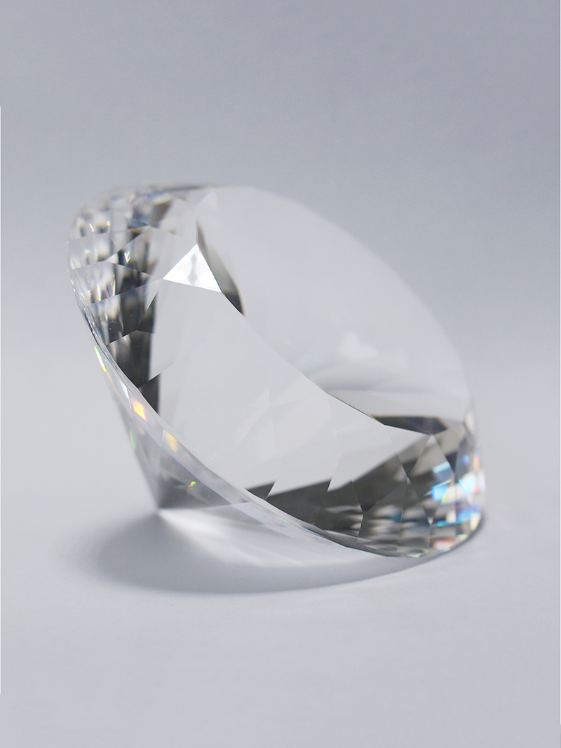 150mm Transparent Optical Crys - Paper Weight Crystal incelemesi ve fiyatı