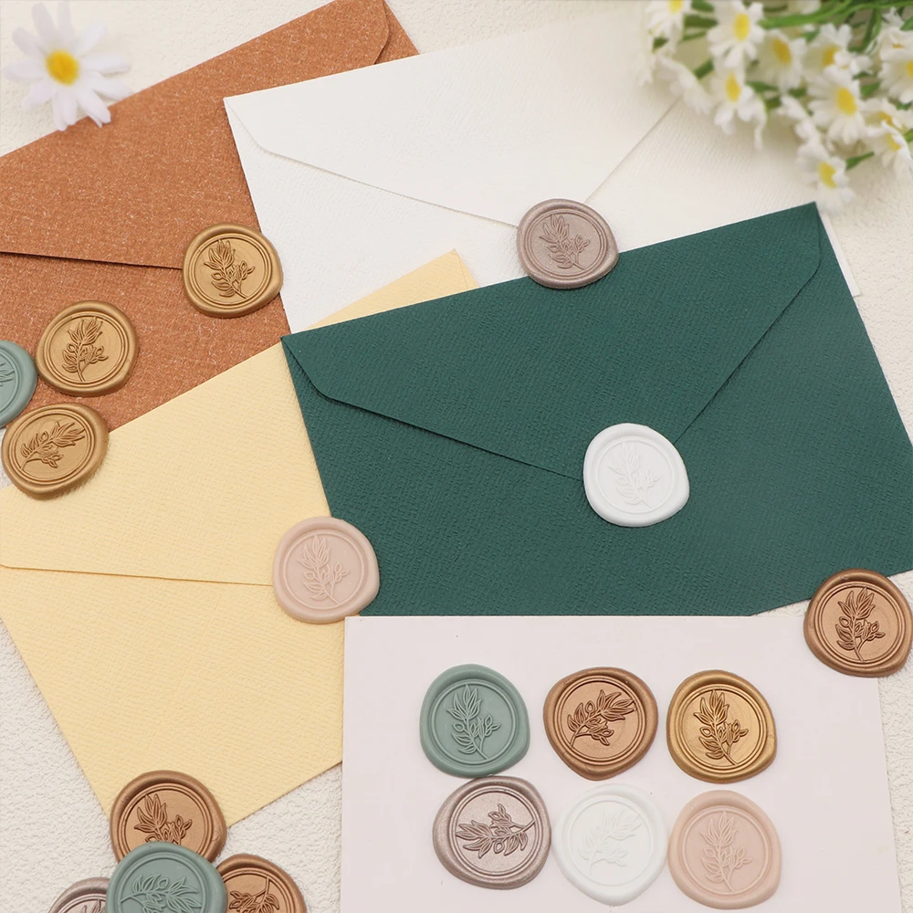 25pcs/set Olive Branches Leafy - Wax Seal Stamp Set incelemesi ve fiyatı