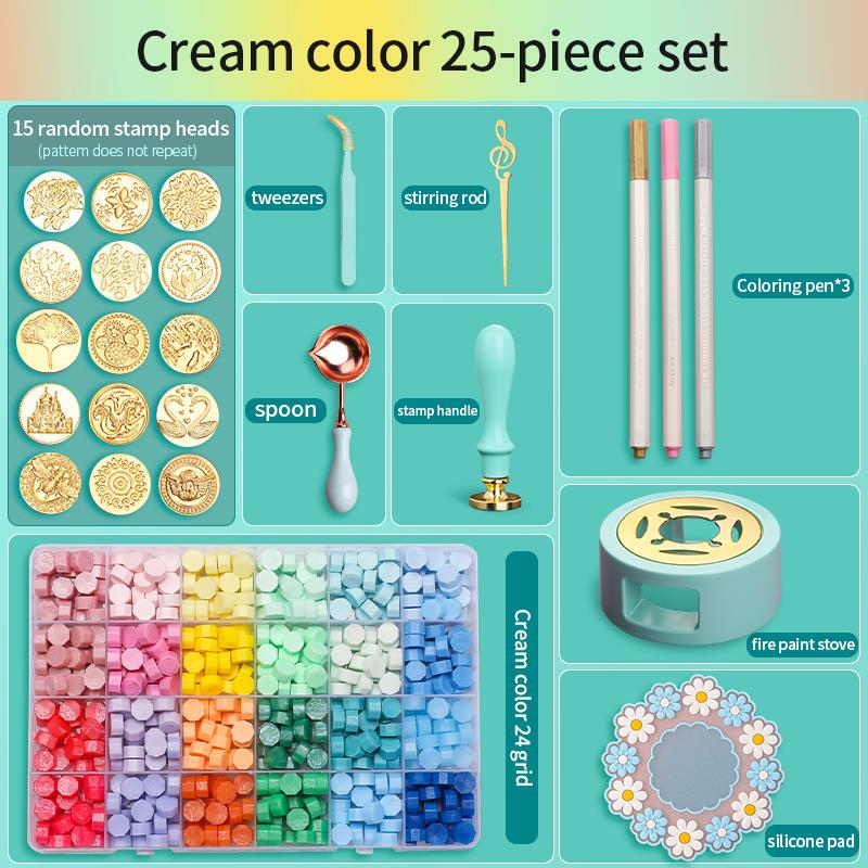 Wax Seal Stamp Set Lacquered S - Wax Seal Stamp Set incelemesi ve fiyatı