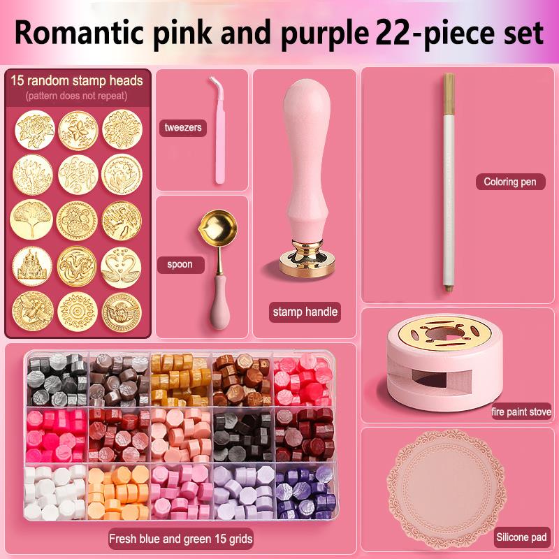 Wax Seal Stamp Set Lacquered S - Wax Seal Stamp Set incelemesi ve fiyatı
