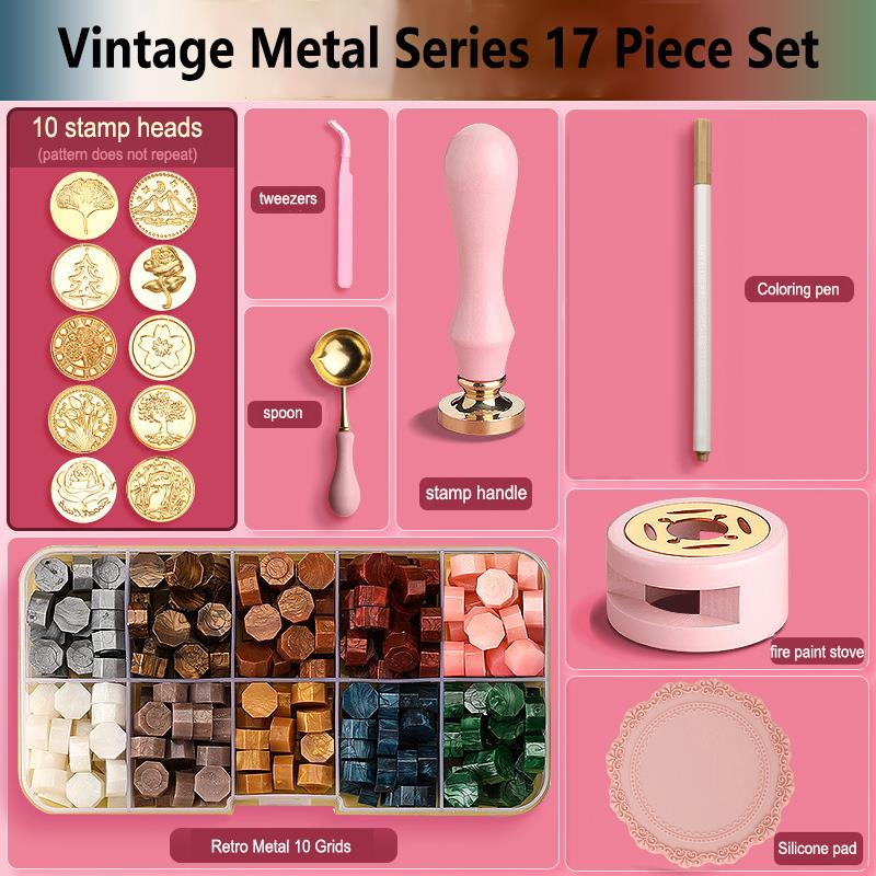 Wax Seal Stamp Set Lacquered S - Wax Seal Stamp Set incelemesi ve fiyatı