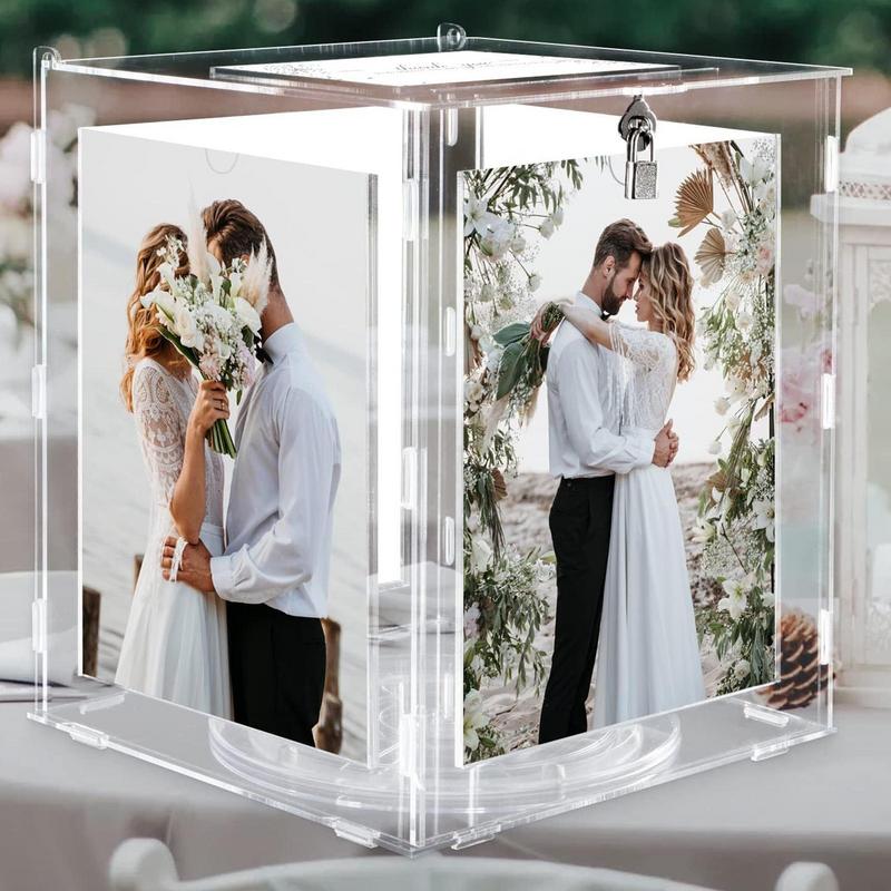 Acrylic Wedding Card Box With  - Card Index Box incelemesi ve fiyatı