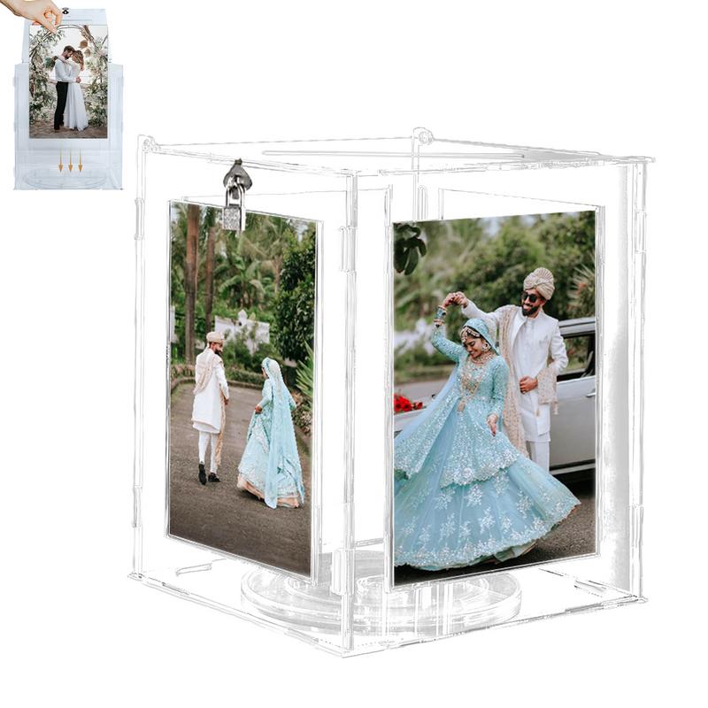 Acrylic Wedding Card Box With  - Card Index Box incelemesi ve fiyatı