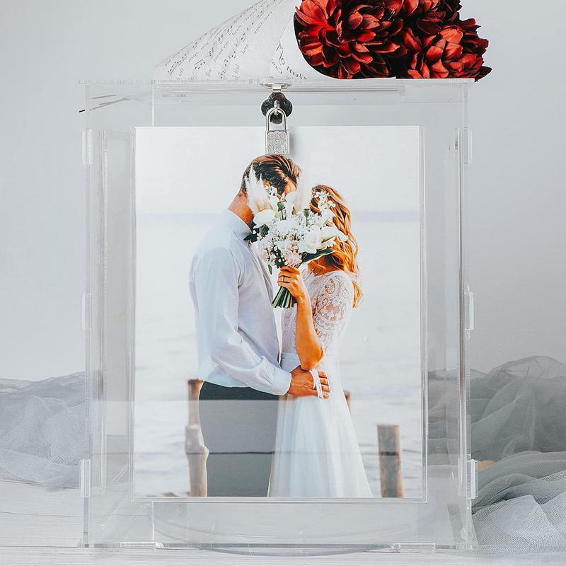Acrylic Wedding Card Box With  - Card Index Box incelemesi ve fiyatı