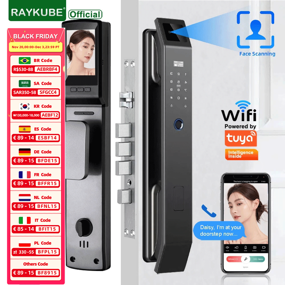 RAYKUBE DF14 Tuya WiFi 3D Face - Letter Opener Brass incelemesi ve fiyatı