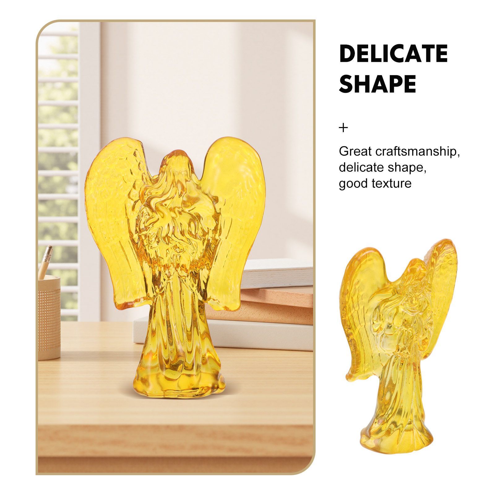 Crystal Angel Praying Statue C - Paper Weight Crystal incelemesi ve fiyatı