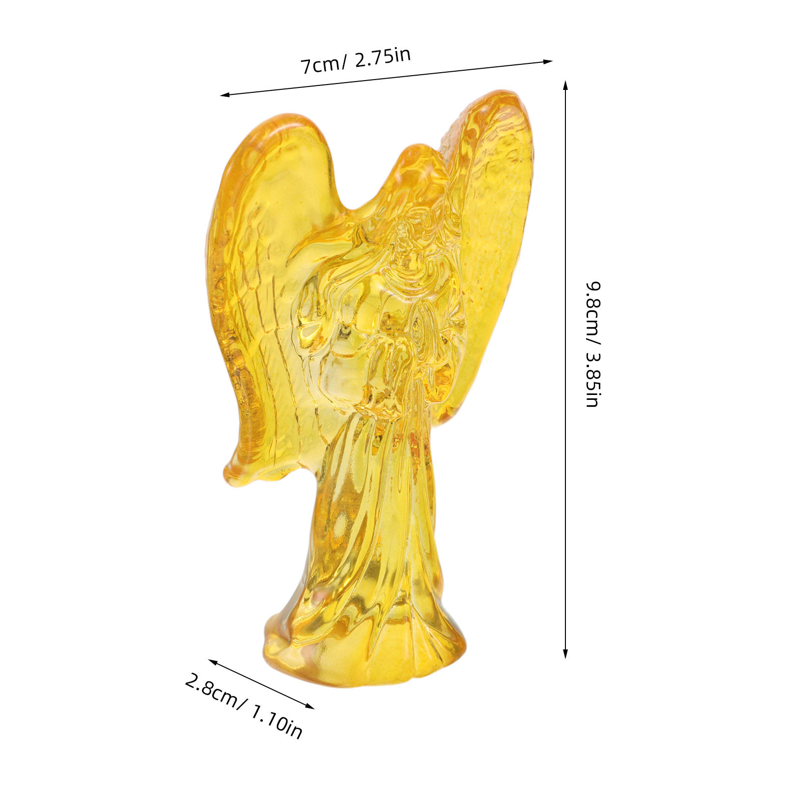 Crystal Angel Praying Statue C - Paper Weight Crystal incelemesi ve fiyatı