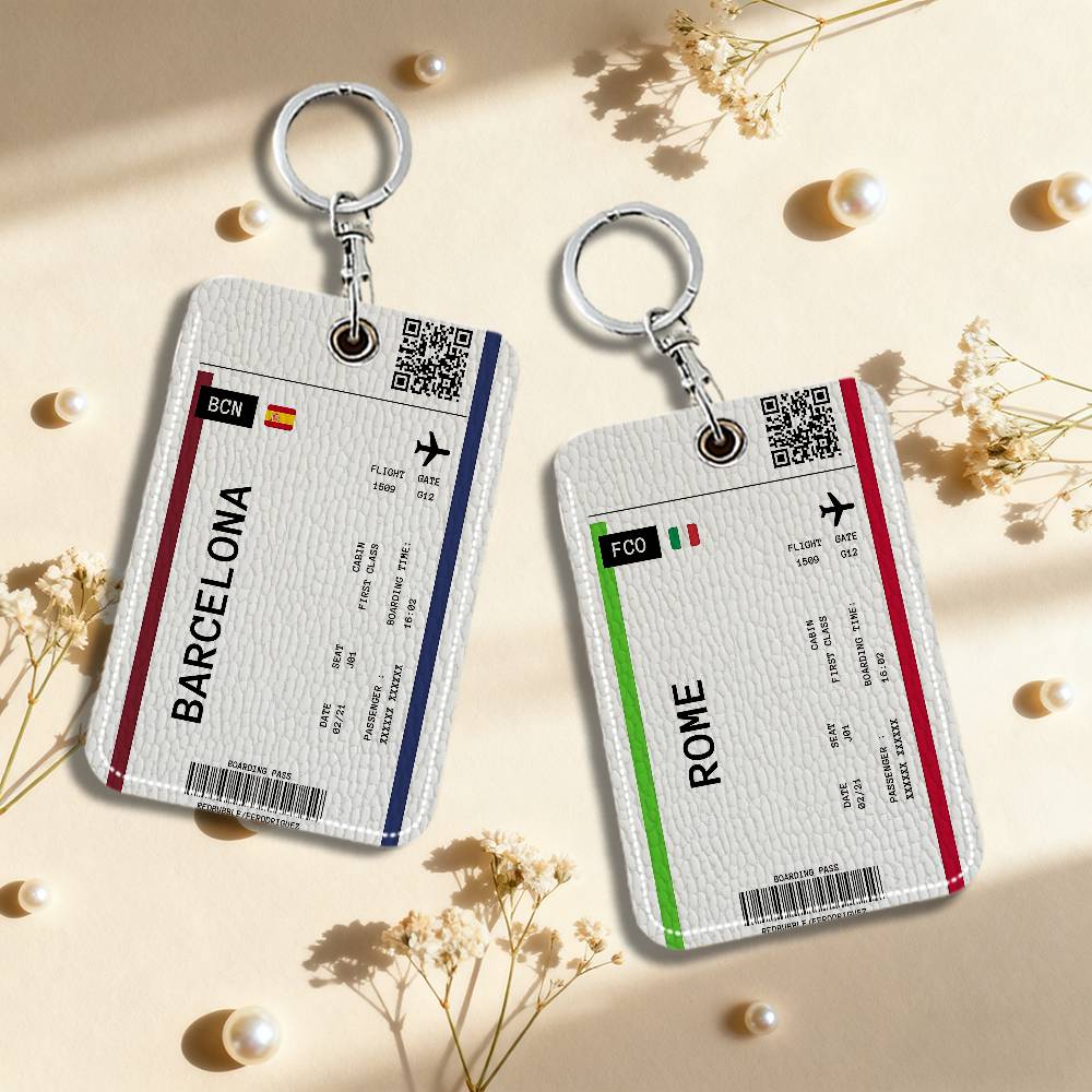 Boarding Pass Plane Ticket Lea - Card Index Box incelemesi ve fiyatı