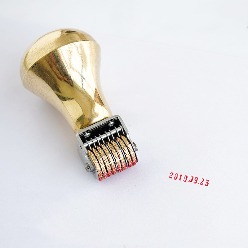 Retro Roller Date Stamp Copper - Rubber Date Stamp incelemesi ve fiyatı