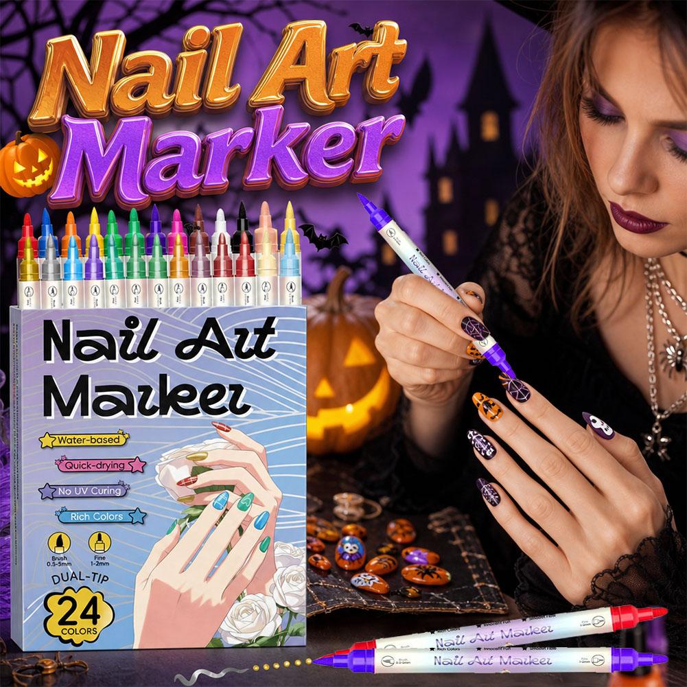 12/24 Colors Dual Tip Nail Art - Correction Pen Fine incelemesi ve fiyatı