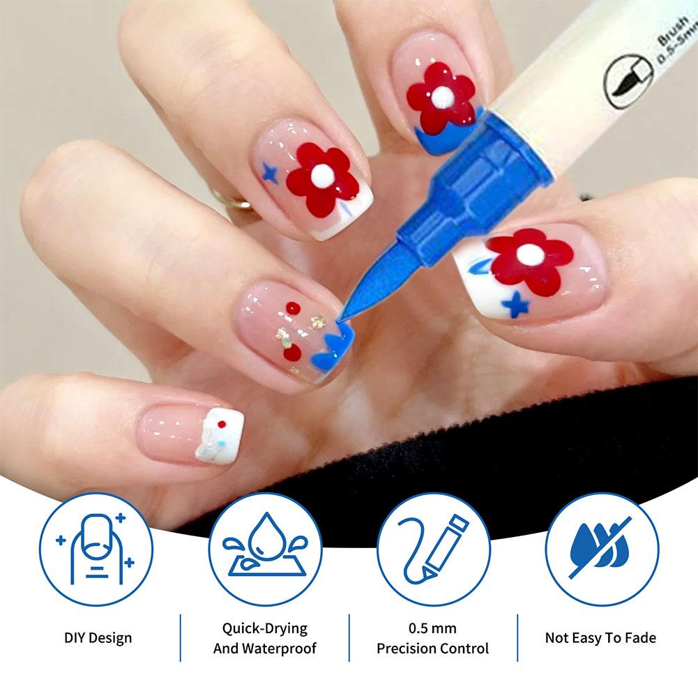 12/24 Colors Dual Tip Nail Art - Correction Pen Fine incelemesi ve fiyatı