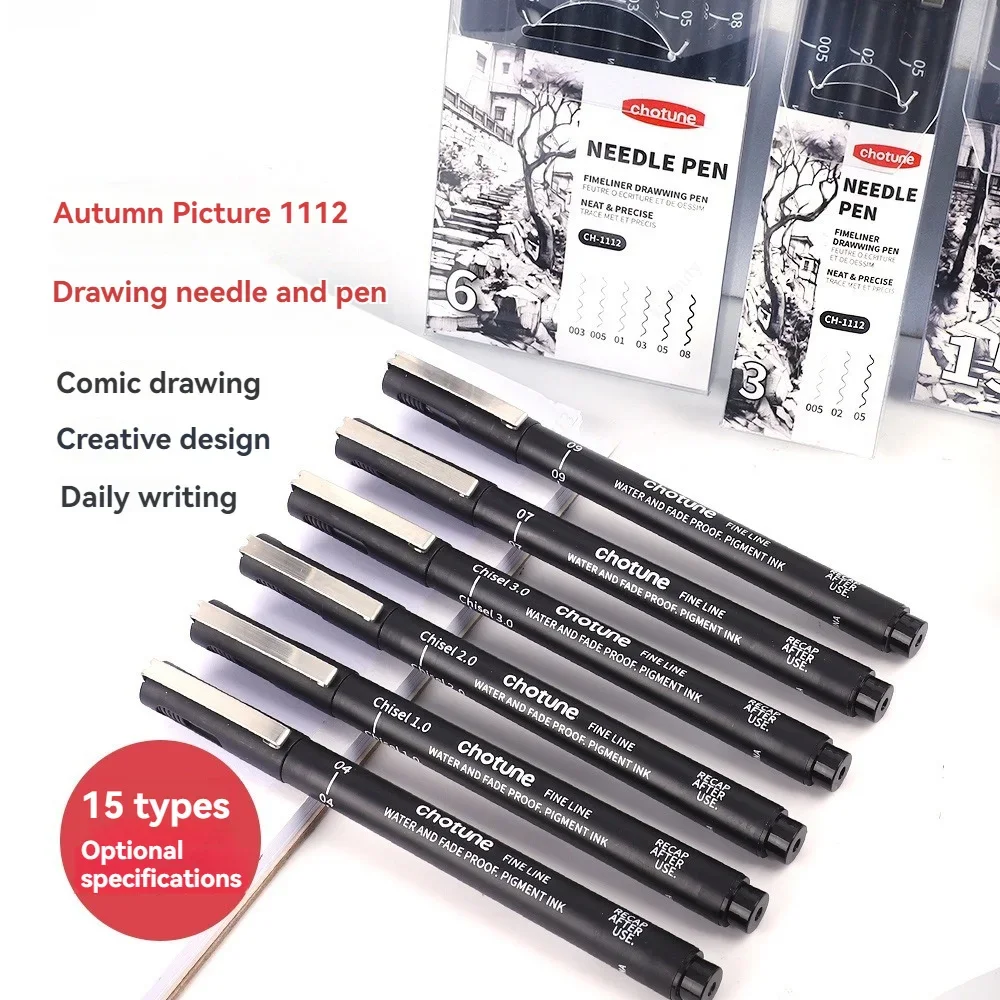 Black Micro Pens,15 Sizes,Wate - Archive Box Set incelemesi ve fiyatı