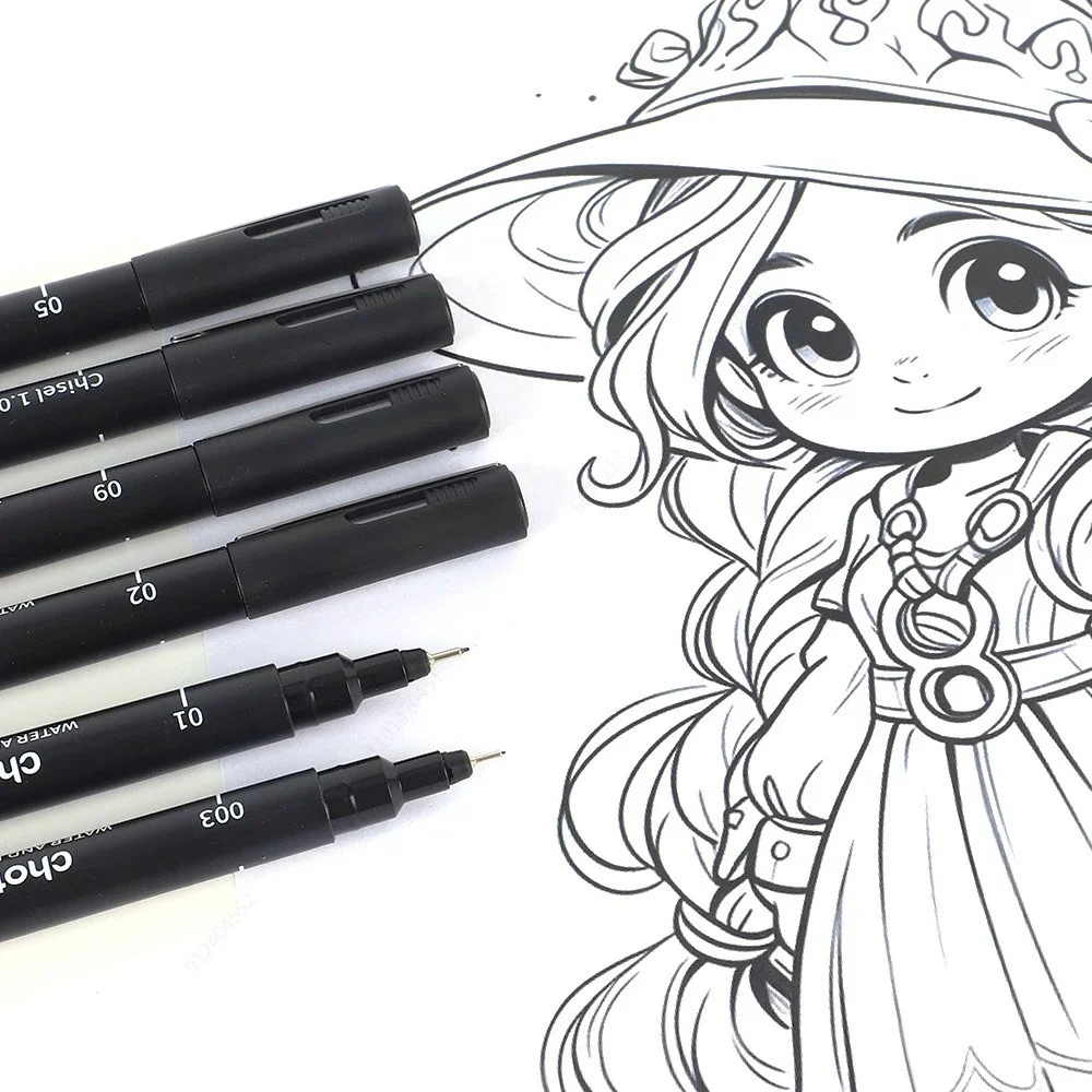 Black Micro Pens,15 Sizes,Wate - Archive Box Set incelemesi ve fiyatı