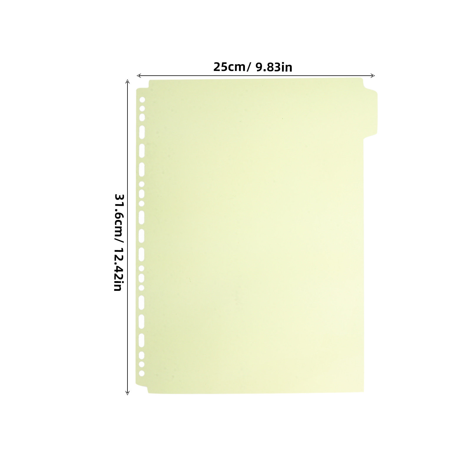 6Pcs Document Index Divider Bi - Tab Divider A4 incelemesi ve fiyatı