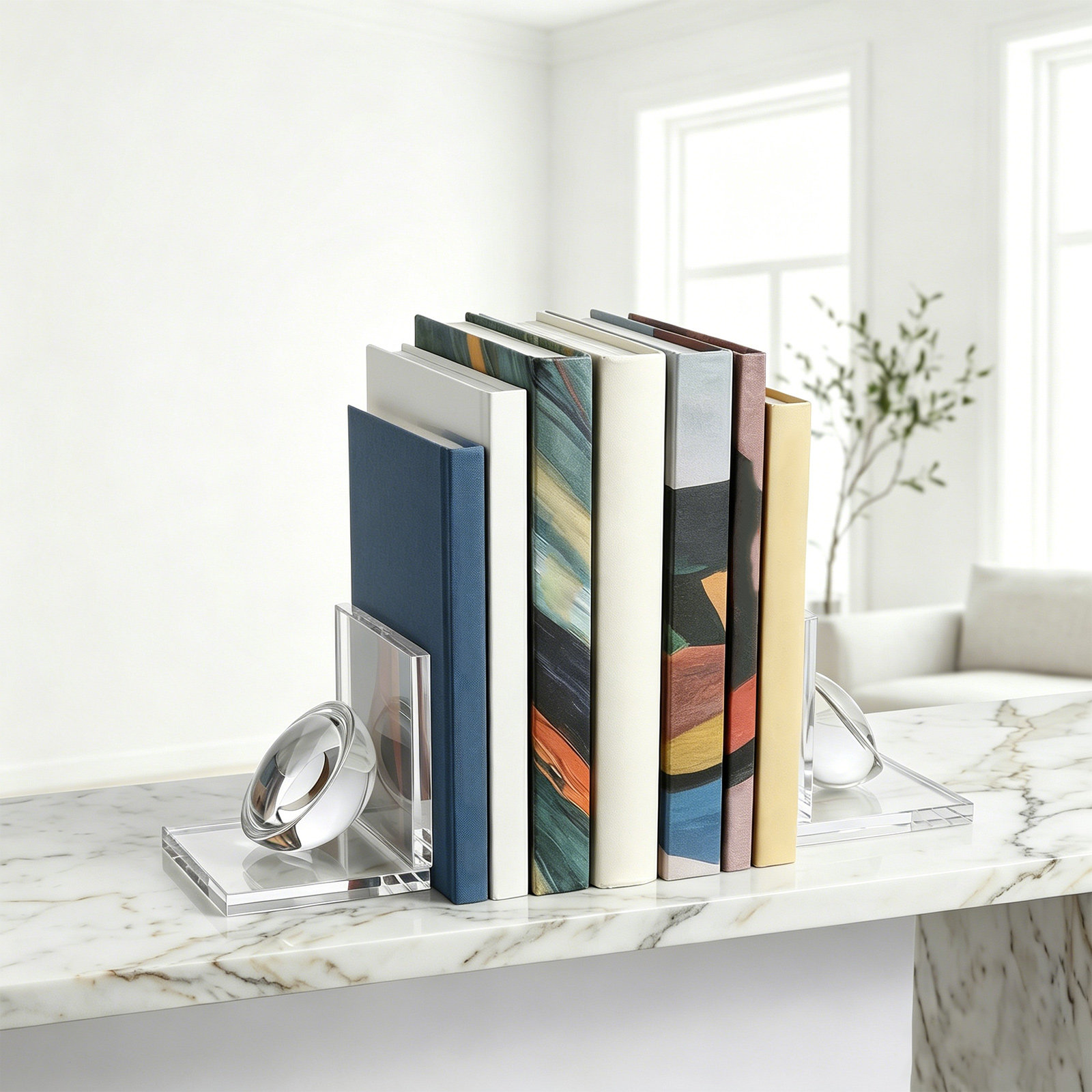 Weighted Crystal Bookend Pair  - Book Weight Glass incelemesi ve fiyatı