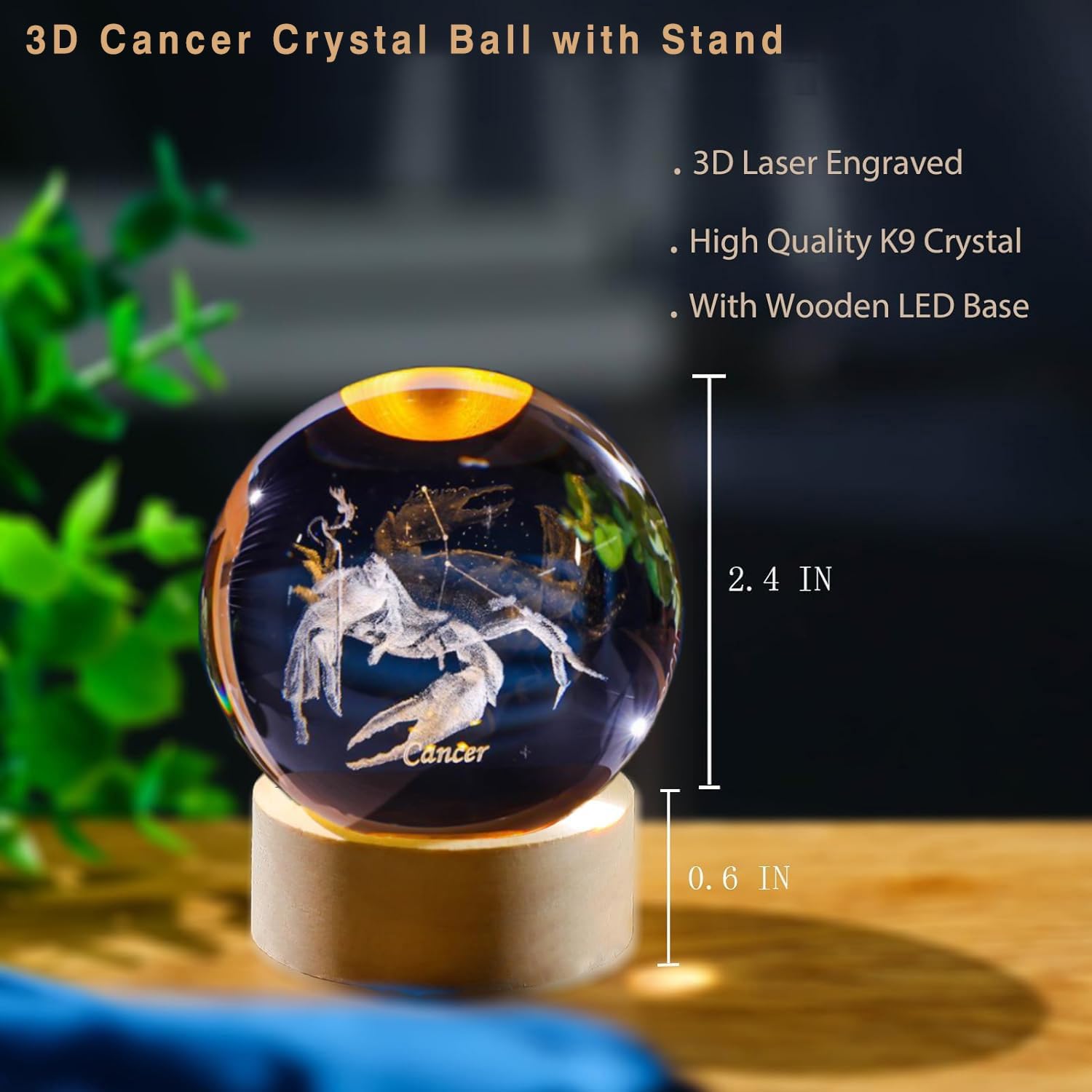 3D Cancer Constellation Crysta - Paper Weight Crystal incelemesi ve fiyatı