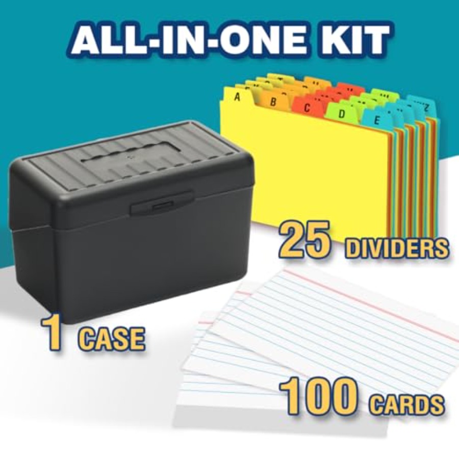 3x5 Index Card Holder with 100 - Index Card Holder incelemesi ve fiyatı