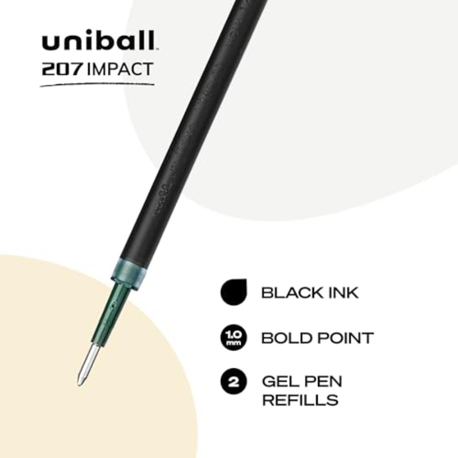 Uniball 207 Gel Pen Refills, B - Gel Refill Pack incelemesi ve fiyatı