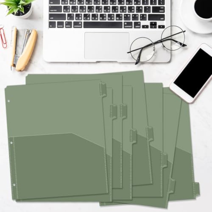 Binder Dividers with Pockets 8 - Tab Divider A4 incelemesi ve fiyatı