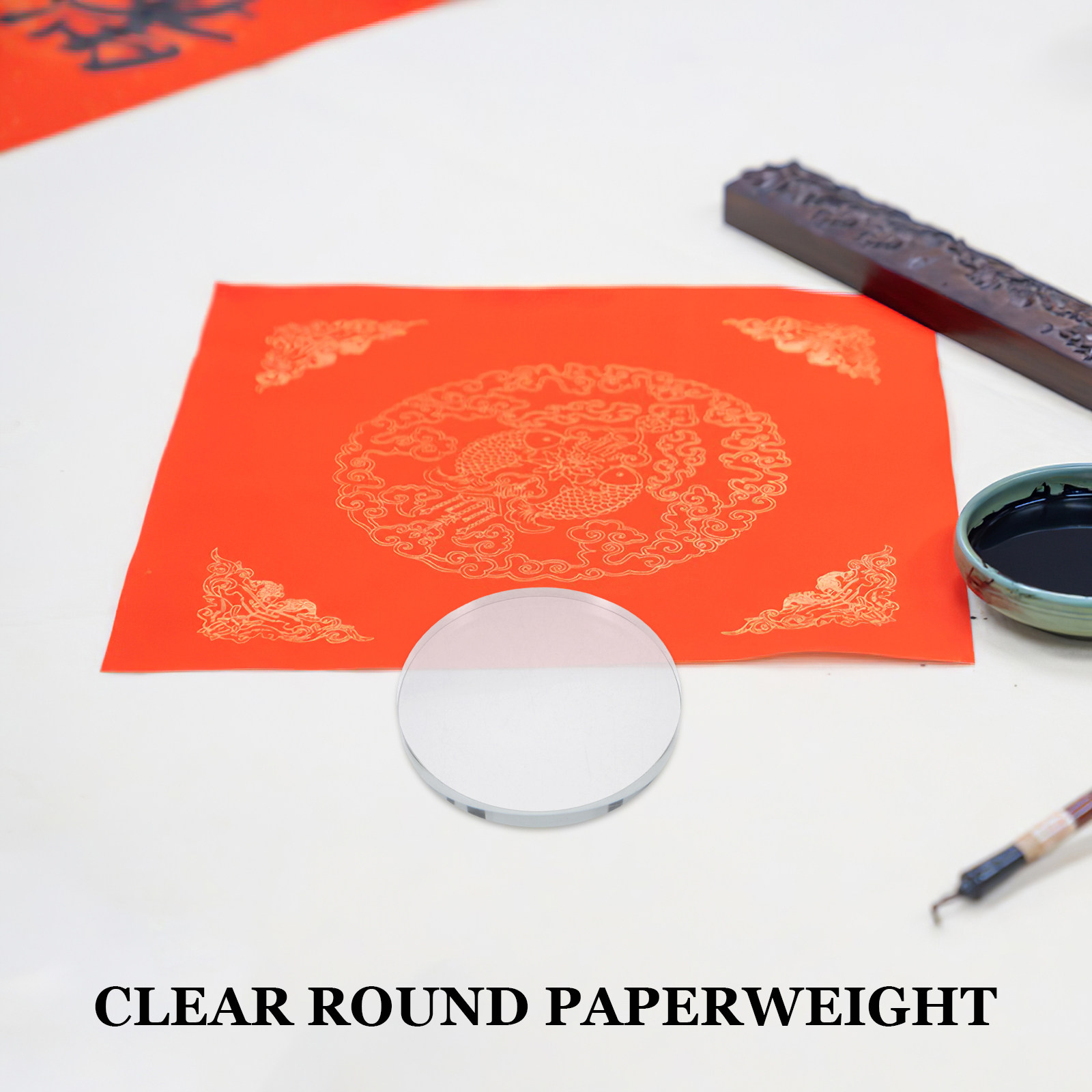 Round Crystal Paperweight Heav - Paper Weight Crystal incelemesi ve fiyatı
