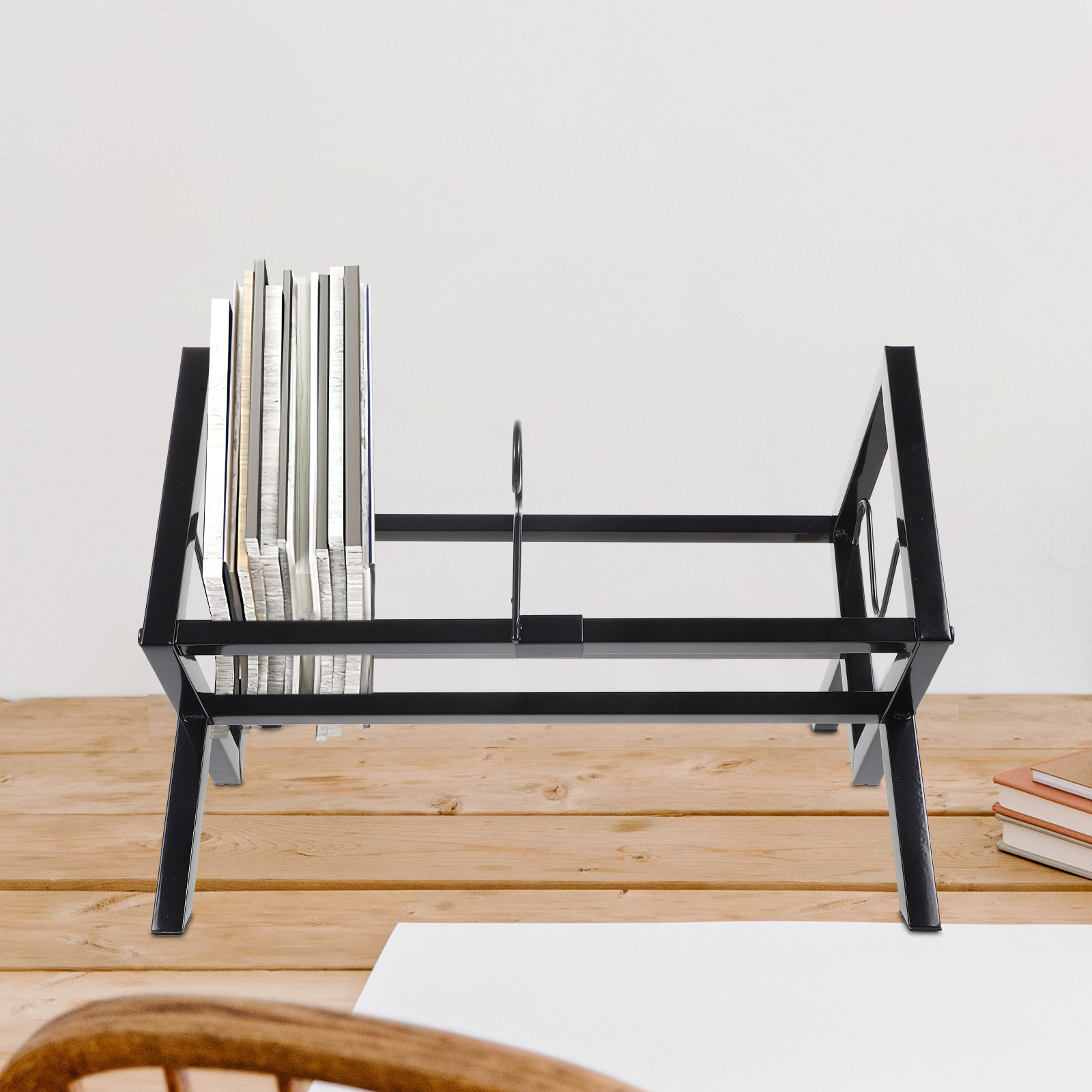 Vinyl Record Display Stand Met - Magazine Holder Rack incelemesi ve fiyatı