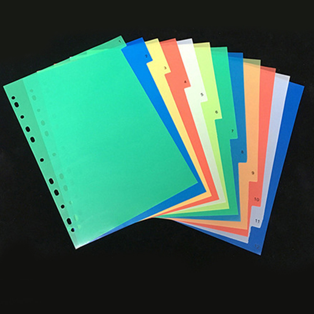 40Pcs Index Page Dividers Colo - Tab Divider A4 incelemesi ve fiyatı