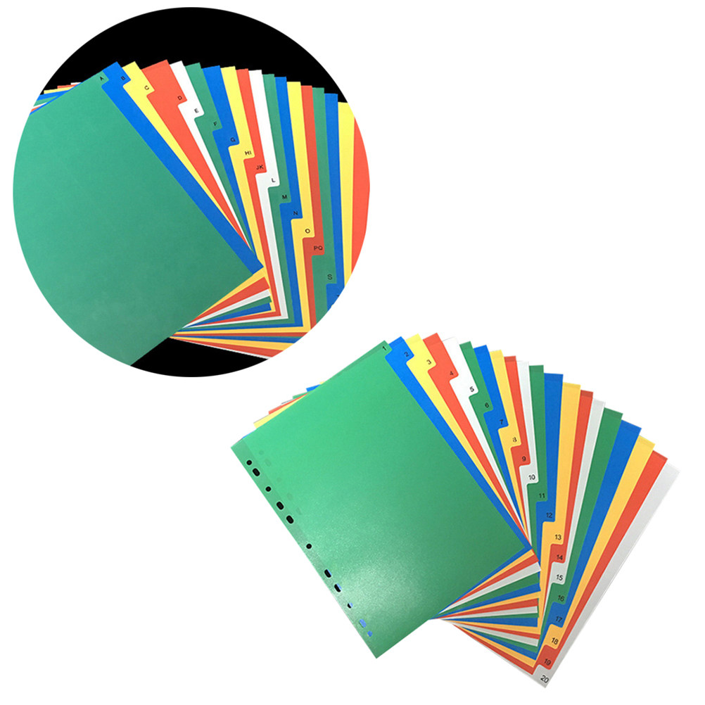 40Pcs Index Page Dividers Colo - Tab Divider A4 incelemesi ve fiyatı