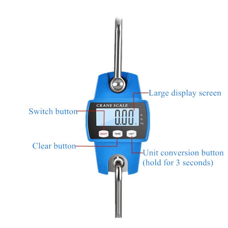Digital Crane Scale 150kg 200g - Tape Dispenser Weighted incelemesi ve fiyatı