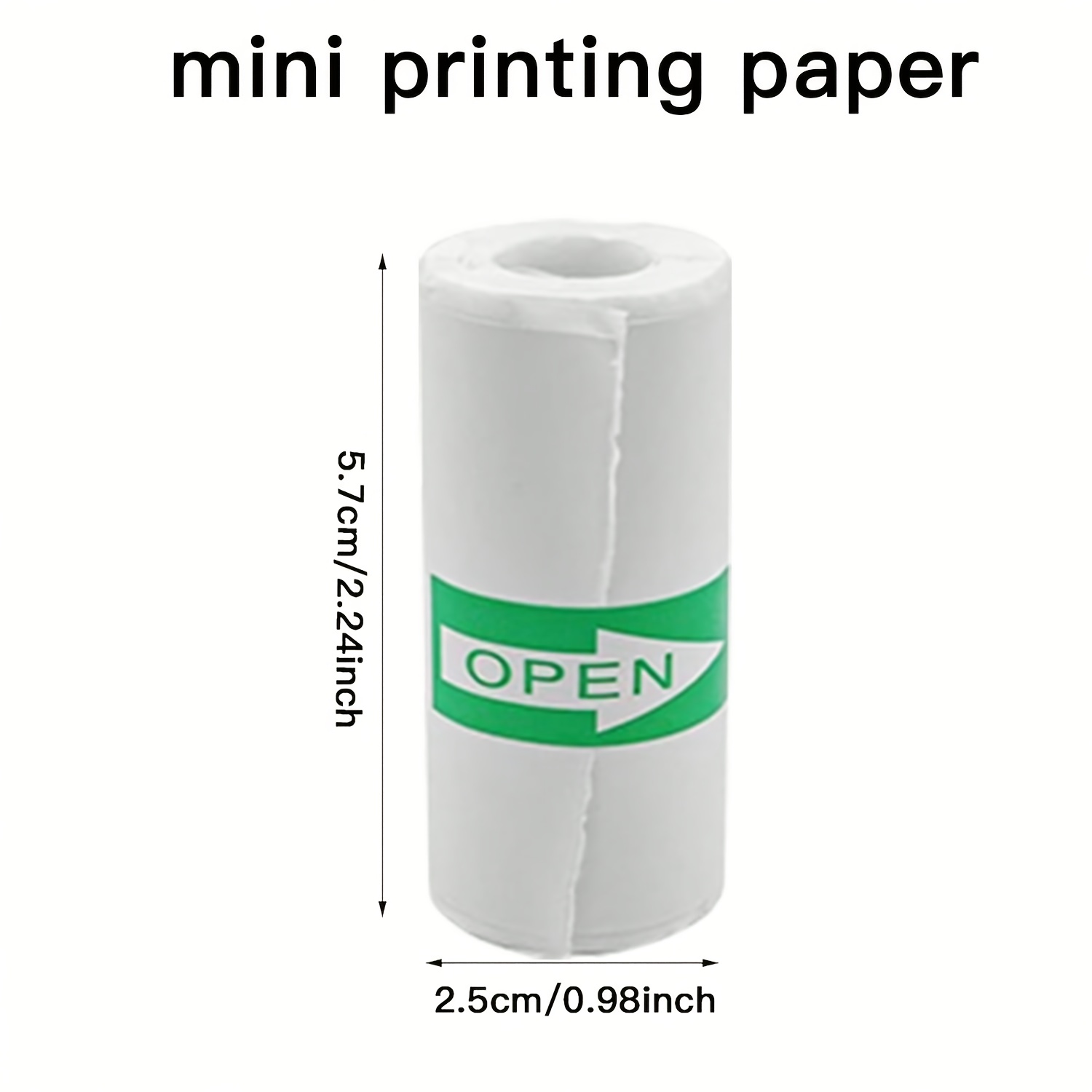 20 Rolls White Thermal Sticker - Ink Blotter Paper incelemesi ve fiyatı