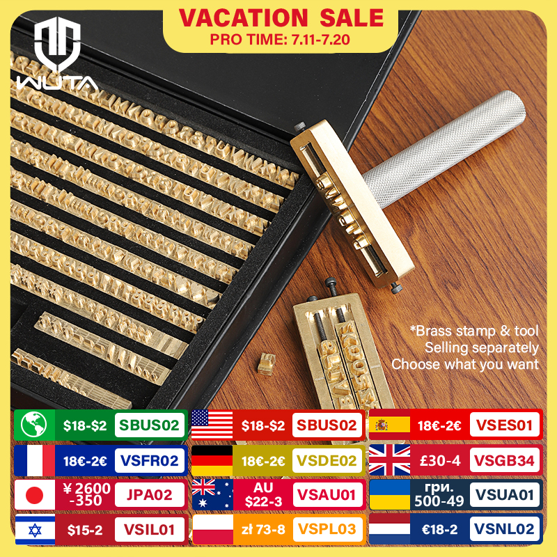 WUTA Brass Stamps Letter Numbe - Rubber Date Stamp incelemesi ve fiyatı