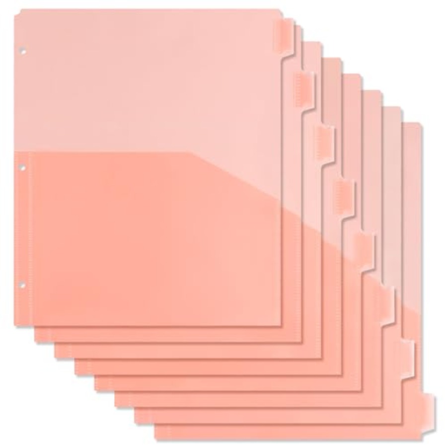 Binder Dividers with Pockets 8 - Tab Divider A4 incelemesi ve fiyatı