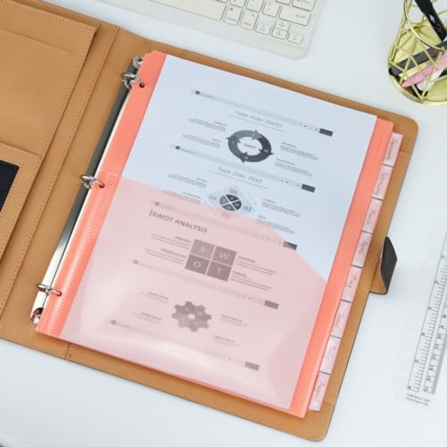 Binder Dividers with Pockets 8 - Tab Divider A4 incelemesi ve fiyatı