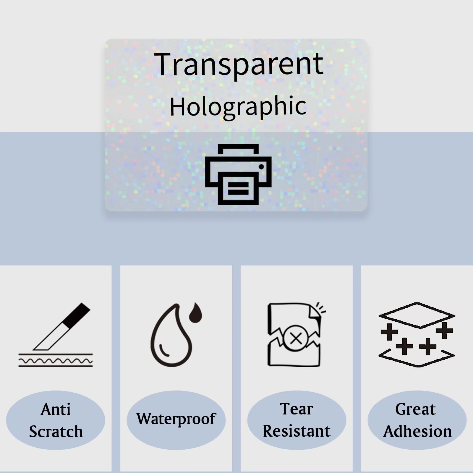 Clear Holographic Dot Transpar - Ink Blotter Paper incelemesi ve fiyatı