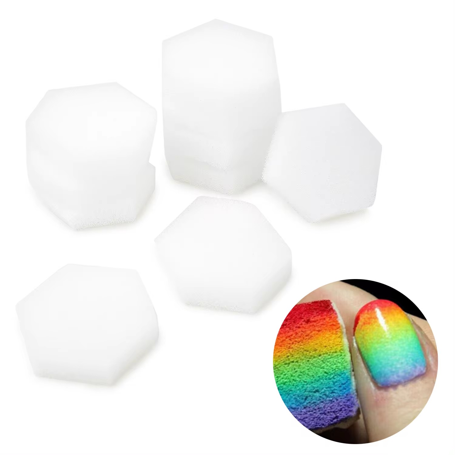 80Pcs Hexagon Soft Sponges, Li - Gel Refill Pack incelemesi ve fiyatı