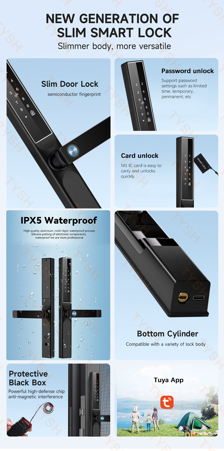 Tuya App Fingerprint Door Lock - Letter Opener Brass incelemesi ve fiyatı