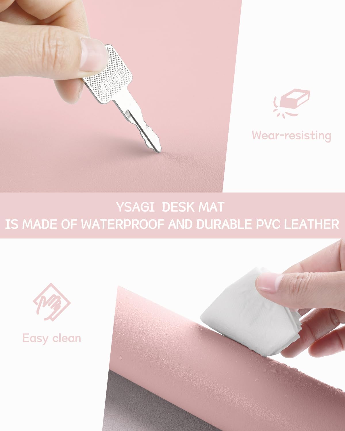 Non-Slip Leather Desk Pad, Wat - Leather Desk Pad incelemesi ve fiyatı