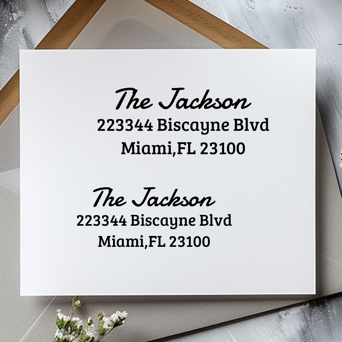 Custom Address Stamp, Return A - Rubber Date Stamp incelemesi ve fiyatı