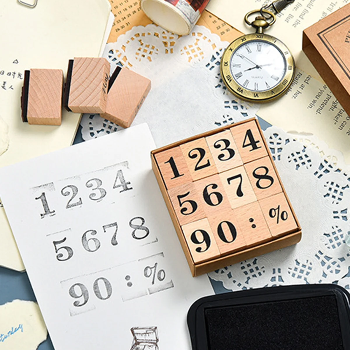 Wooden Rubber Date Stamp,12 Mo - Rubber Date Stamp incelemesi ve fiyatı