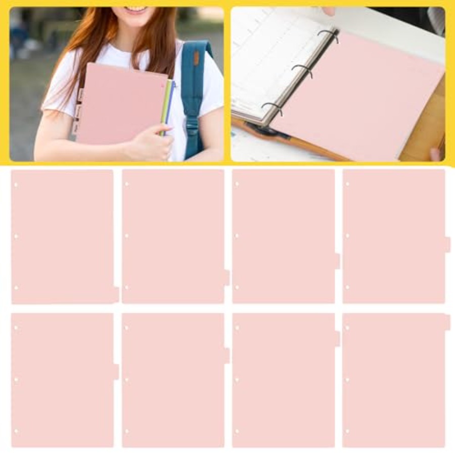 A4 Pink 3-Ring Binder Dividers - Tab Divider A4 incelemesi ve fiyatı