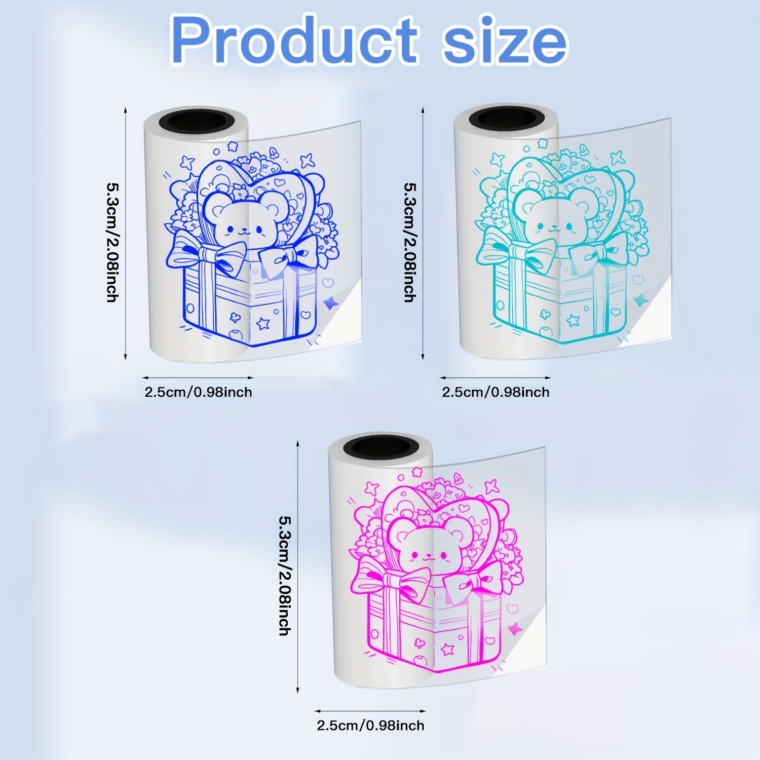 M02 Transparent Colorful Therm - Ink Blotter Paper incelemesi ve fiyatı