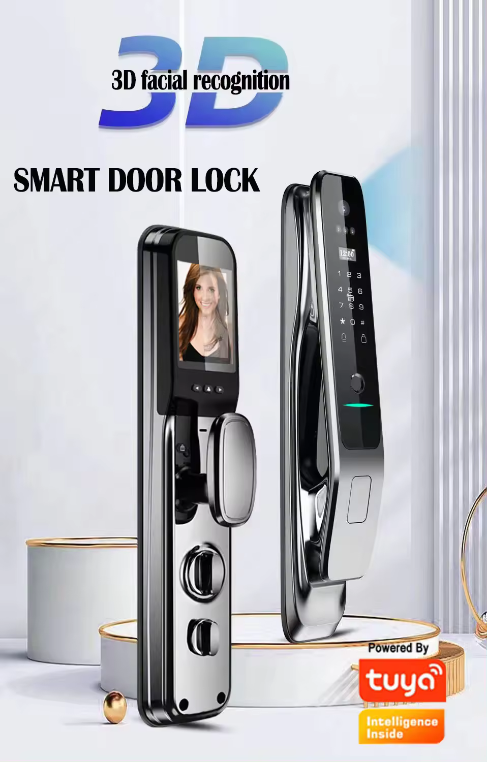 Tuya Wifi Smart Door Lock with - Letter Opener Brass incelemesi ve fiyatı